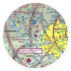 San Geronimo Airpark (8T8) VFR Sectional Sticker (30 mile)