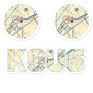 Terry Airport (8U6) VFR Sectional Sticker Pack