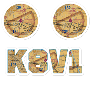 Astronaut Kent Rominger Airport (RCV) VFR Sectional Sticker Pack