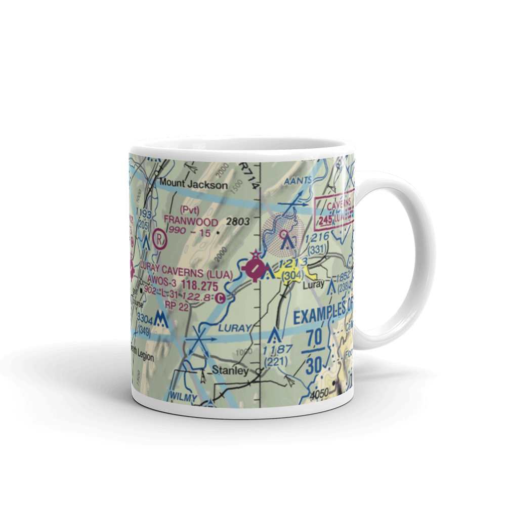 New Market Airport (8W2) VFR Sectional  Mug 