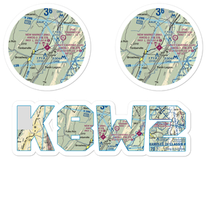 New Market Airport (8W2) VFR Sectional Sticker Pack