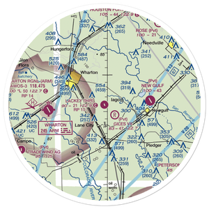 Lackey Aviation Airport (94R) VFR Sectional Sticker (30 mile)