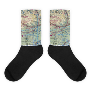 Lumpkin County Wimpys Airport (9A0) VFR Sectional Socks