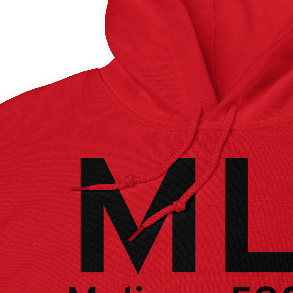Moline (KMLI) Airport Hoodie Sweatshirt 