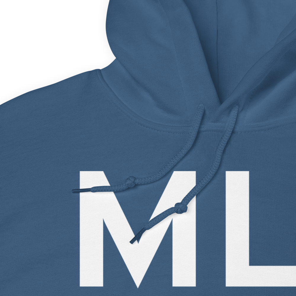 Moline (KMLI) Airport Hoodie Sweatshirt 