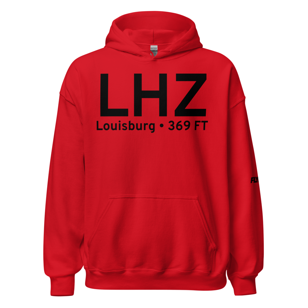 Louisburg (KLHZ) Airport Hoodie Sweatshirt 