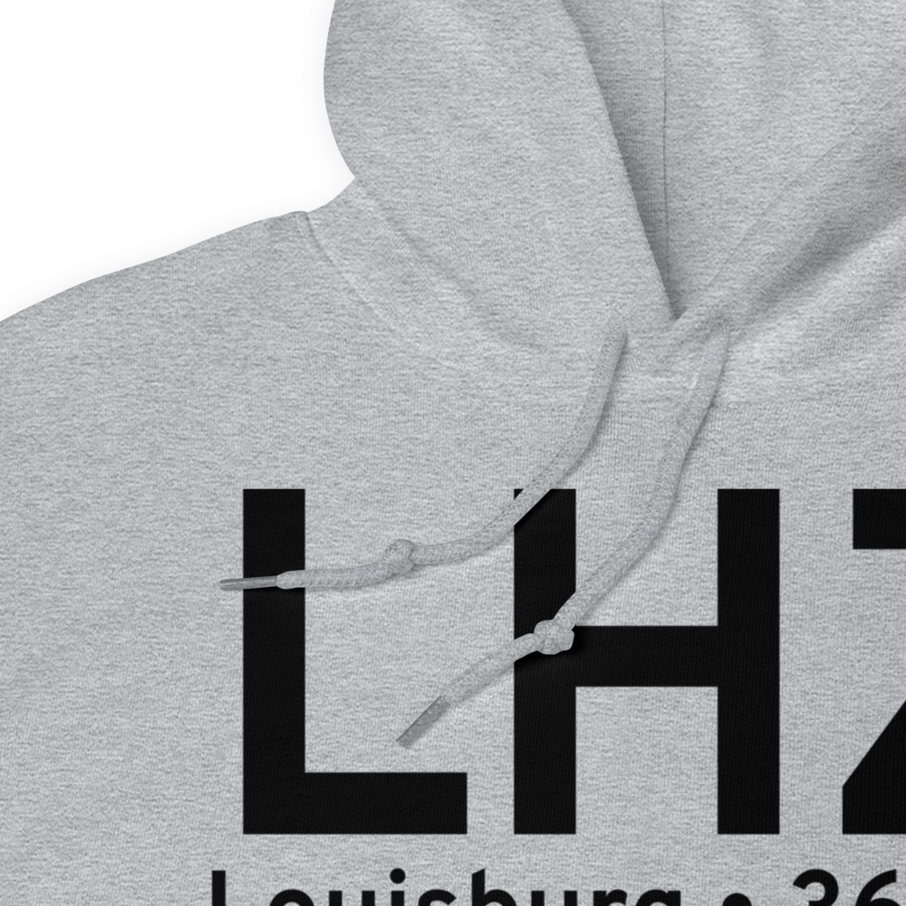 Louisburg (KLHZ) Airport Hoodie Sweatshirt 