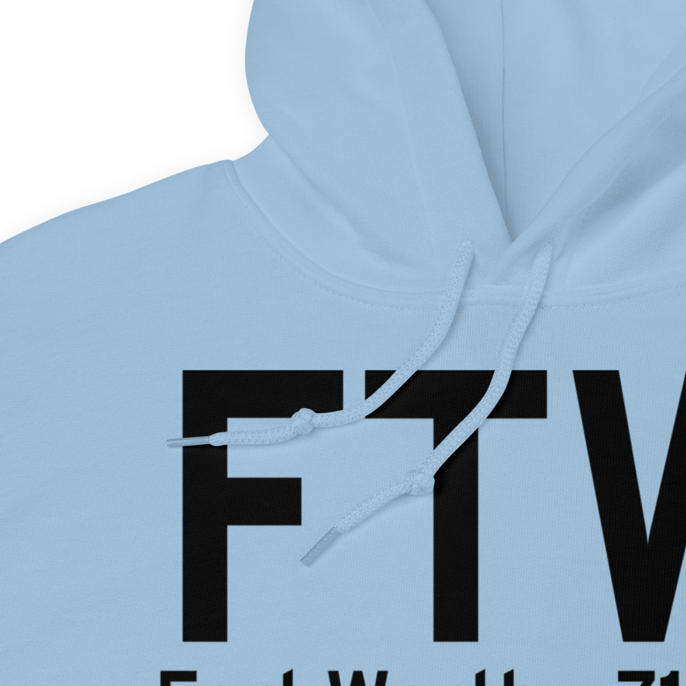 Fort Worth (KFTW) Airport Hoodie Sweatshirt 