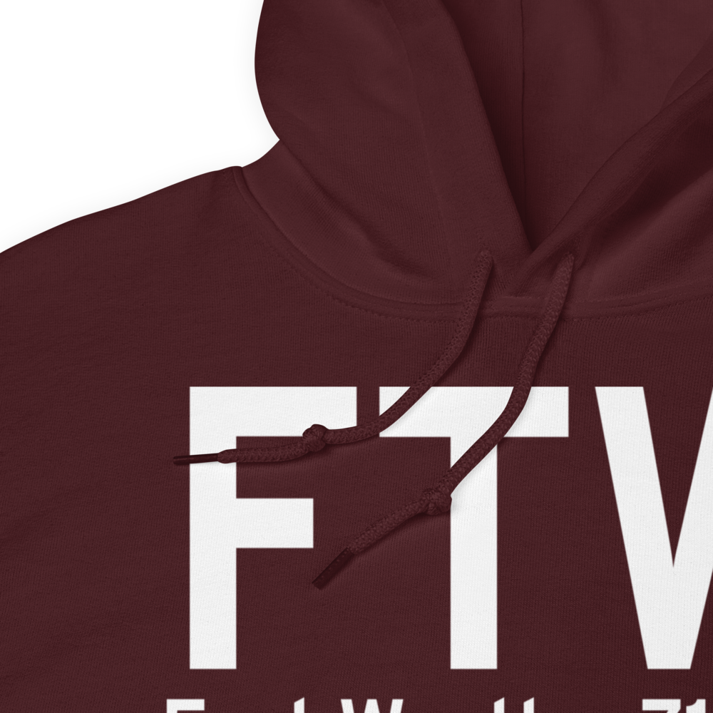 Fort Worth (KFTW) Airport Hoodie Sweatshirt 