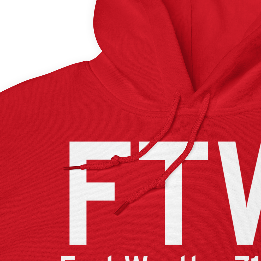 Fort Worth (KFTW) Airport Hoodie Sweatshirt 