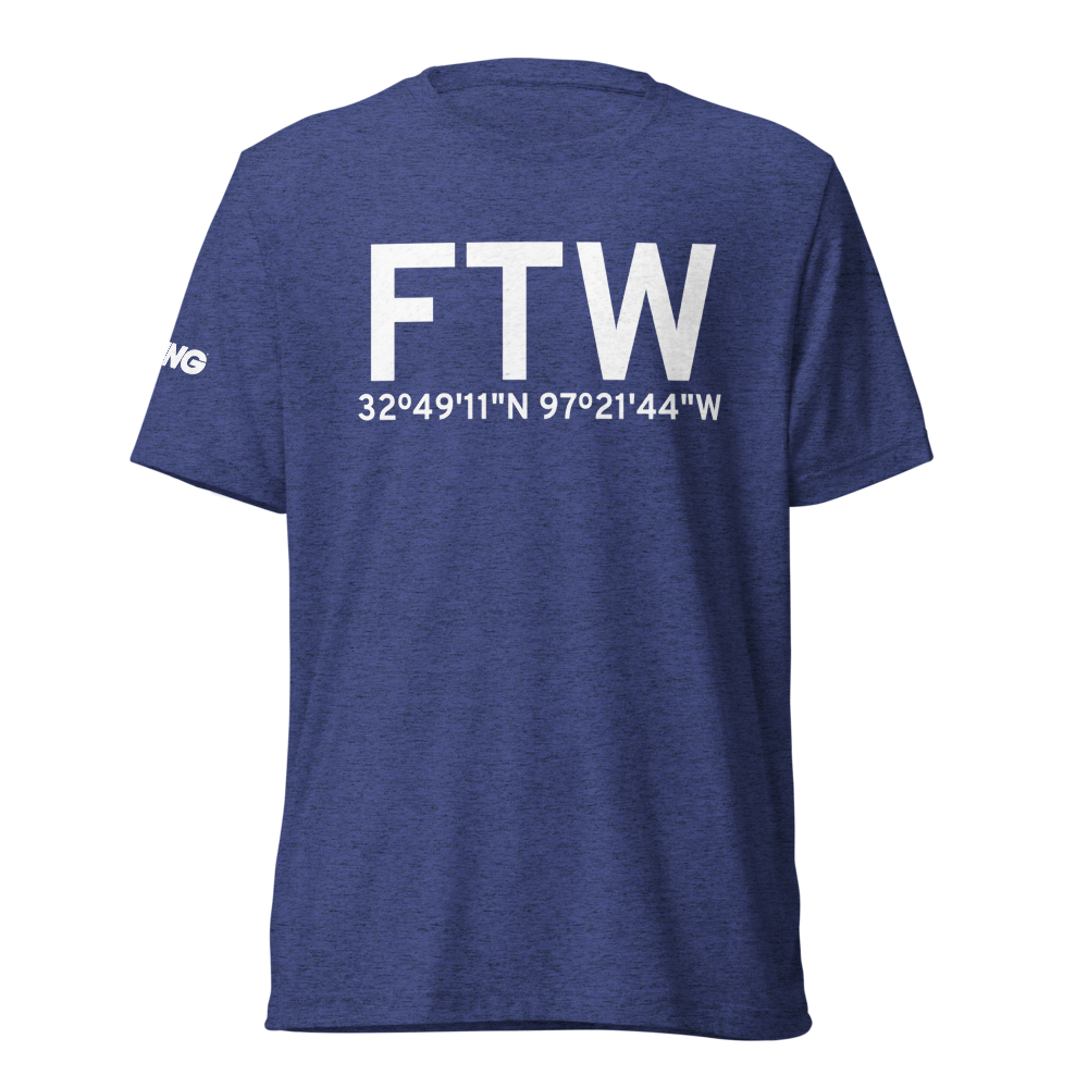 Fort Worth (KFTW) Airport Tri-blend T-Shirt 