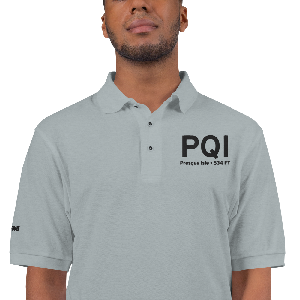 Presque Isle (KPQI) Airport Port Authority Embroidered Polo Shirt 