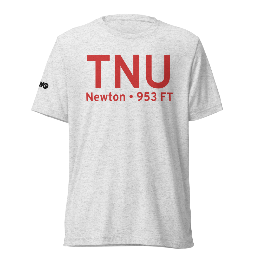 Newton (KTNU) Airport Tri-blend T-Shirt 