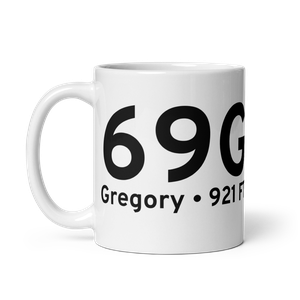 Gregory (69G) Airport Mug