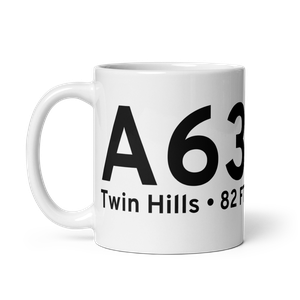 Twin Hills (A63) Airport Mug