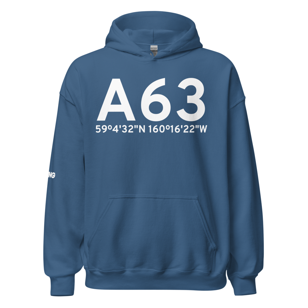 Twin Hills (A63) Airport Hoodie Sweatshirt 