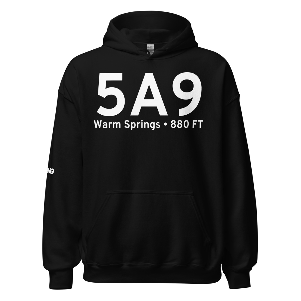 Warm Springs (K5A9) Airport Hoodie Sweatshirt 