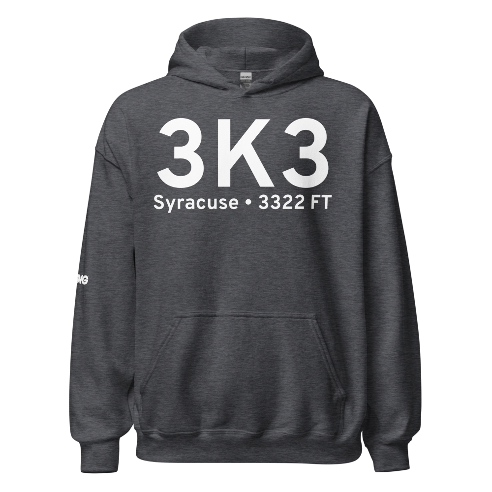 Syracuse (K3K3) Airport Hoodie Sweatshirt 