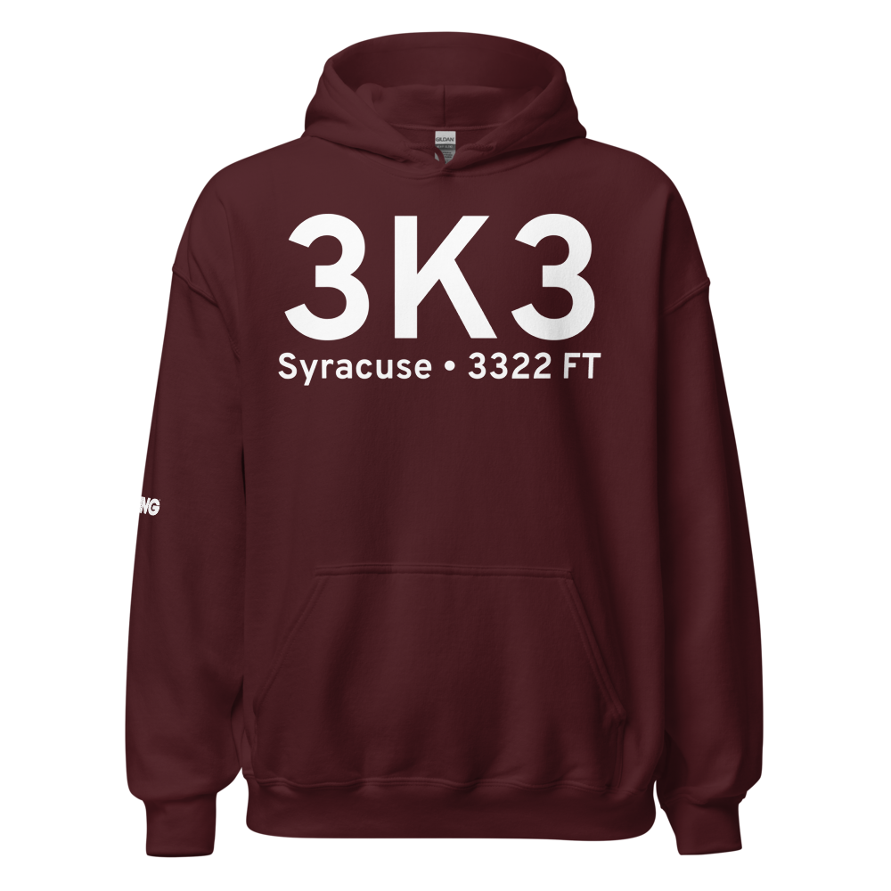 Syracuse (K3K3) Airport Hoodie Sweatshirt 