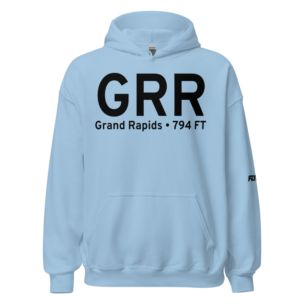 Grand Rapids (KGRR) Airport Hoodie Sweatshirt 