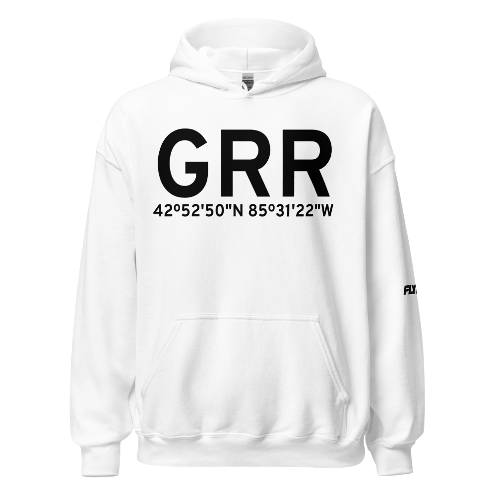 Grand Rapids (KGRR) Airport Hoodie Sweatshirt 