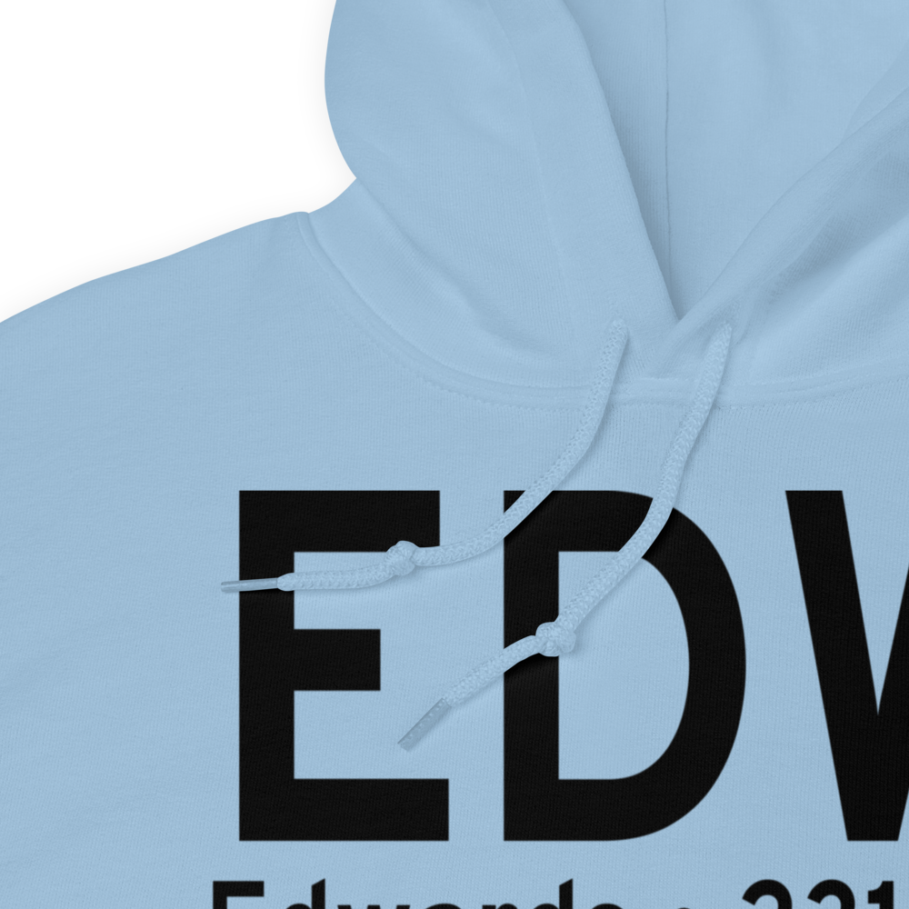 Edwards (KEDW) Airport Hoodie Sweatshirt 