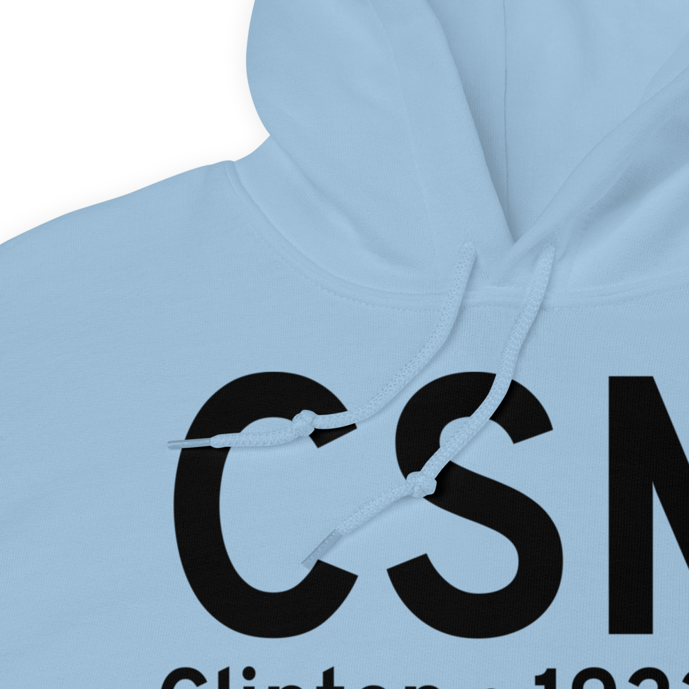 Clinton (KCSM) Airport Hoodie Sweatshirt 