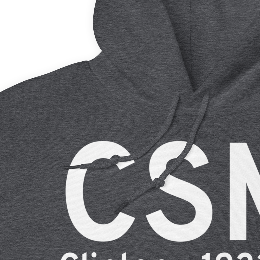 Clinton (KCSM) Airport Hoodie Sweatshirt 