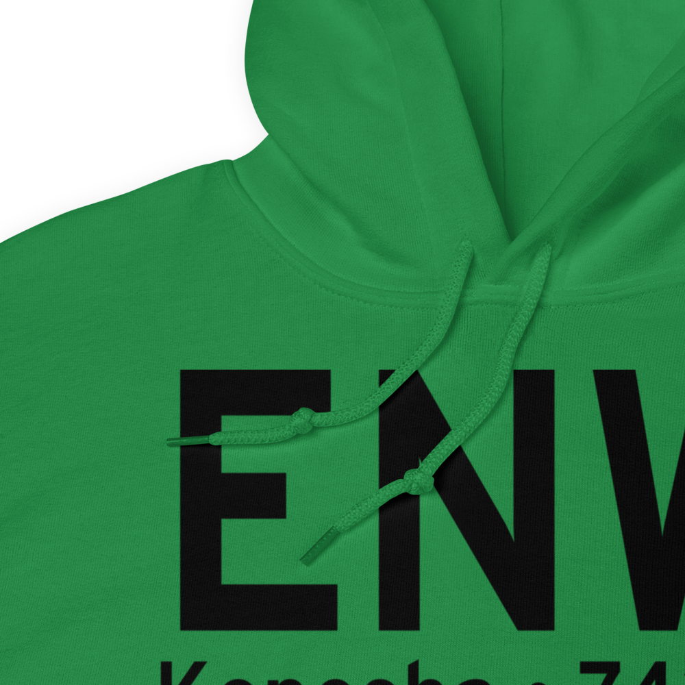 Kenosha (KENW) Airport Hoodie Sweatshirt 