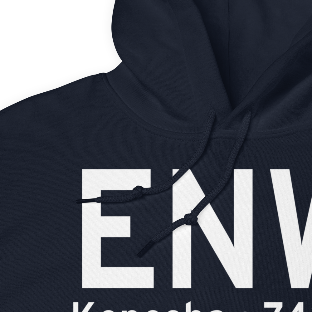 Kenosha (KENW) Airport Hoodie Sweatshirt 