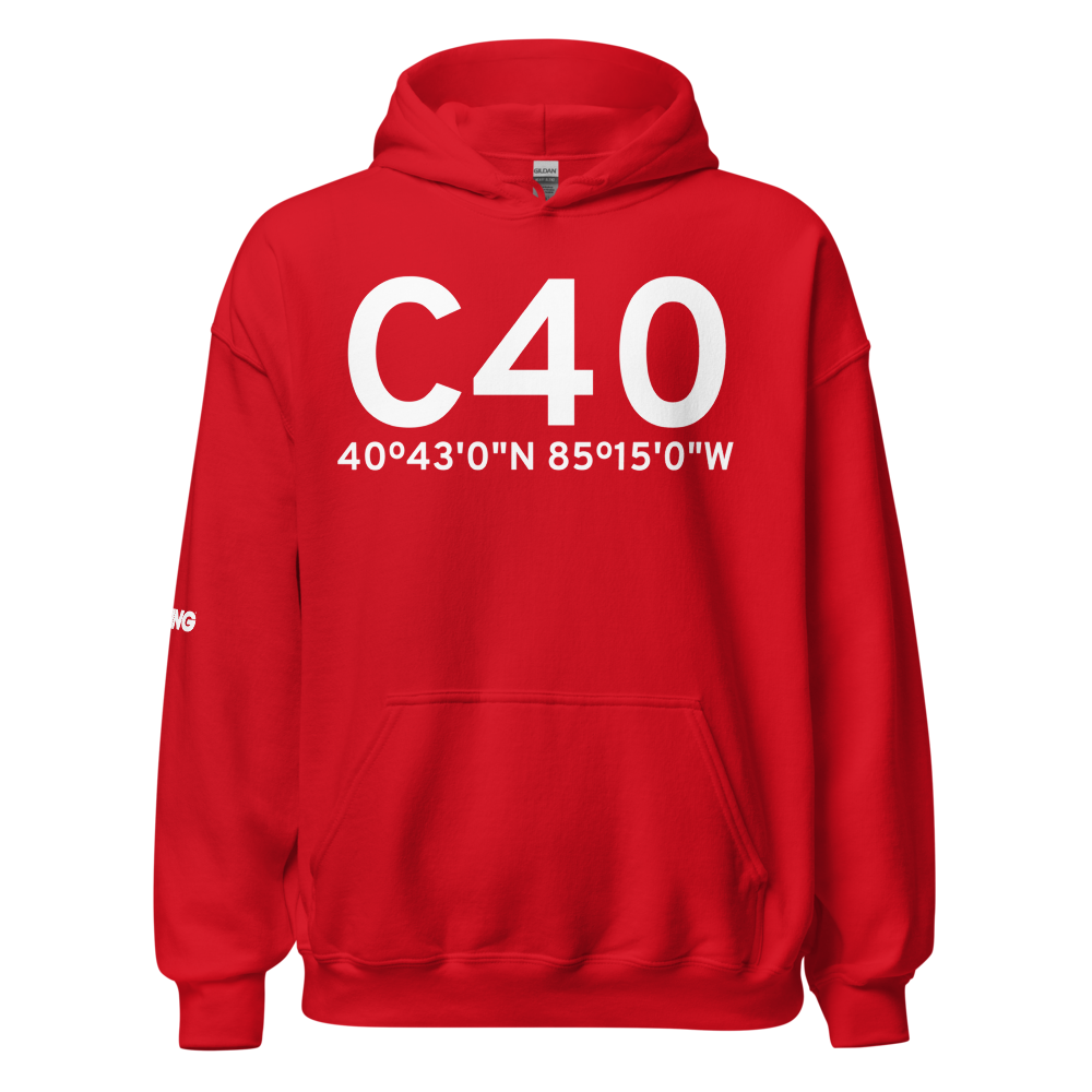 Bluffton (C40) Airport Hoodie Sweatshirt 