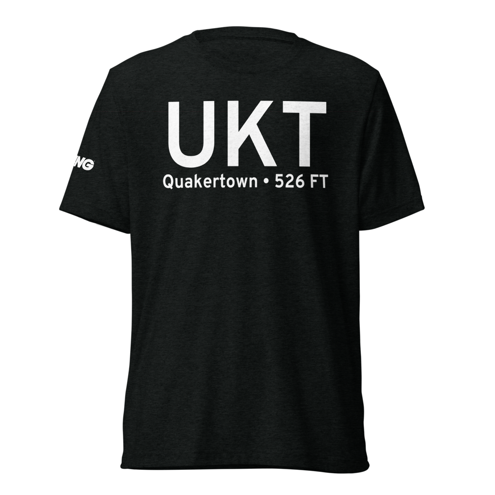 Quakertown (KUKT) Airport Tri-blend T-Shirt 