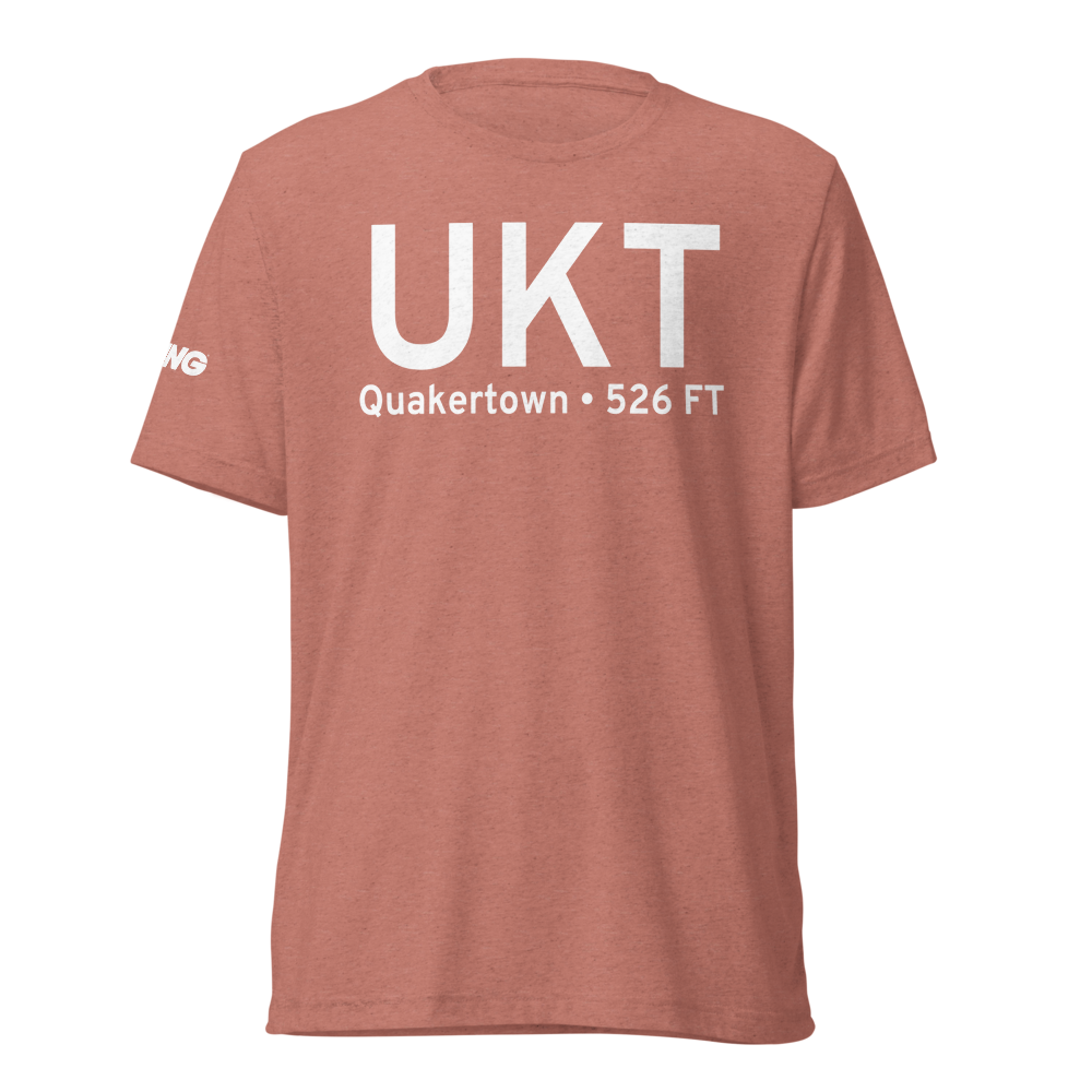 Quakertown (KUKT) Airport Tri-blend T-Shirt 