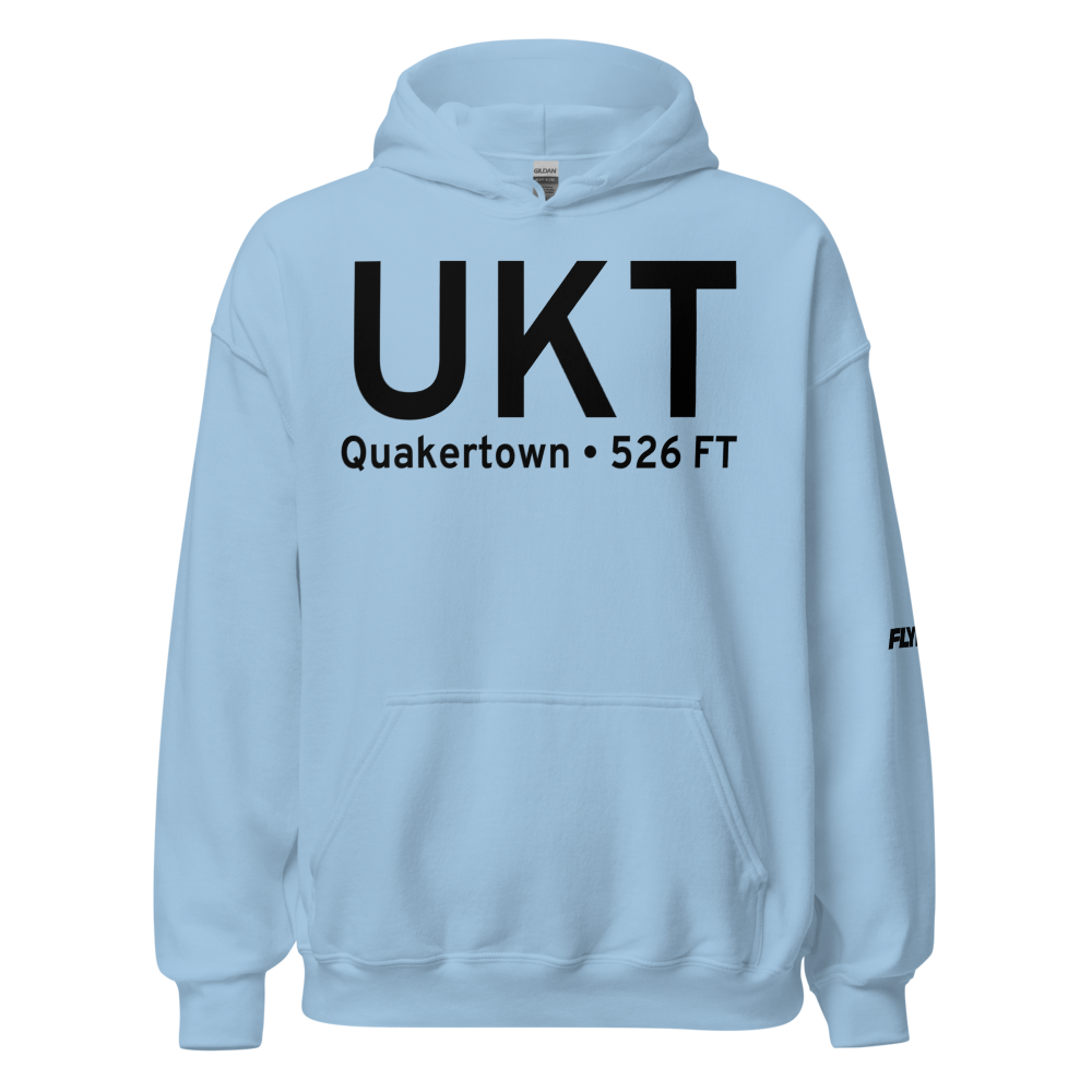 Quakertown (KUKT) Airport Hoodie Sweatshirt 