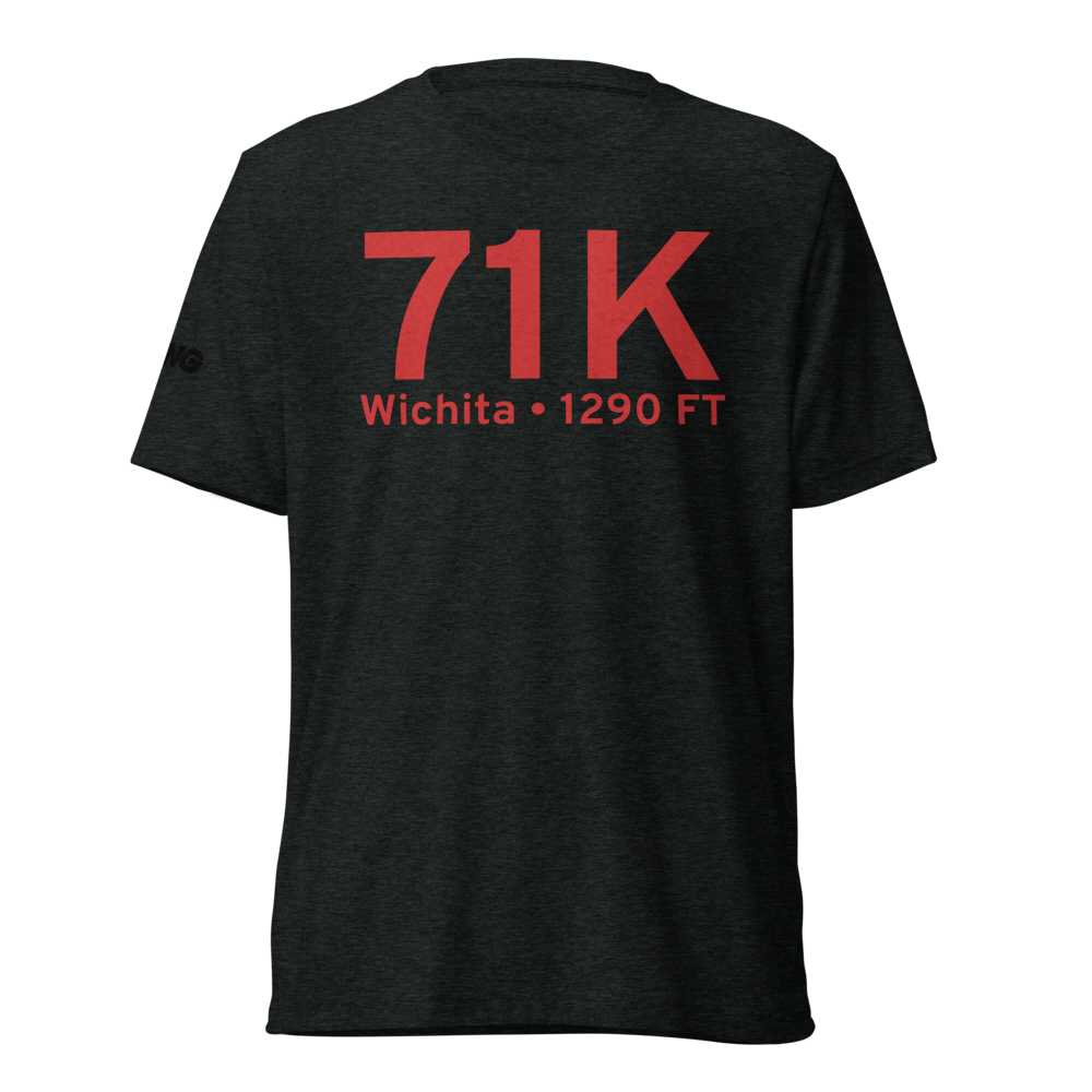 Wichita (71K) Airport Tri-blend T-Shirt 