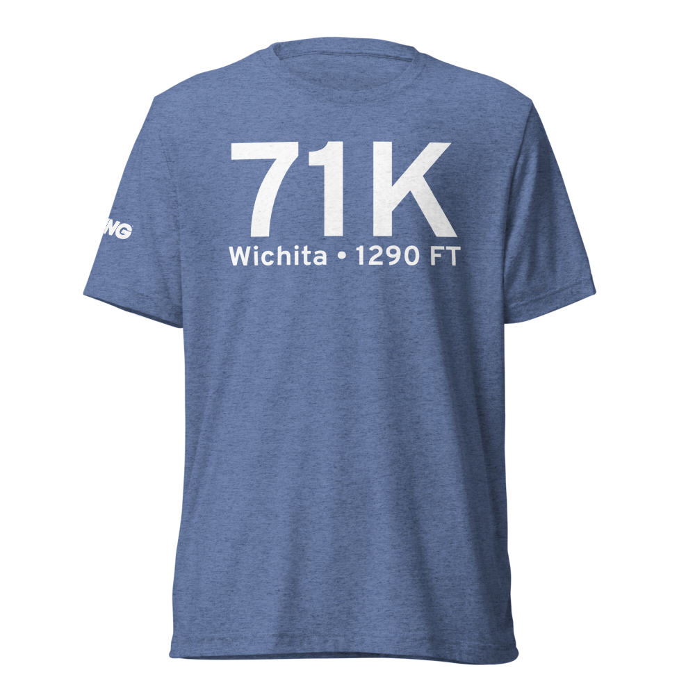 Wichita (71K) Airport Tri-blend T-Shirt 