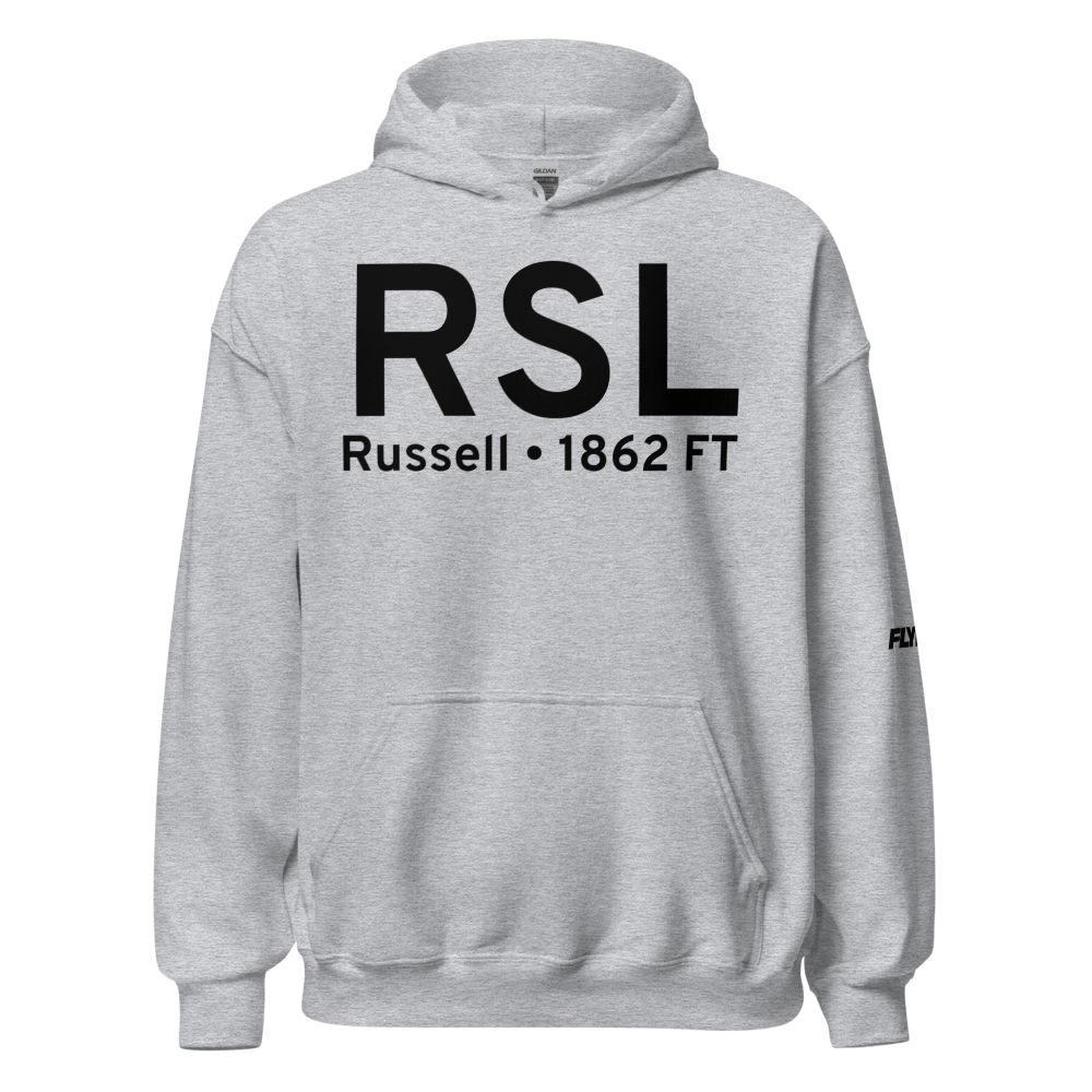 Russell (KRSL) Airport Hoodie Sweatshirt 
