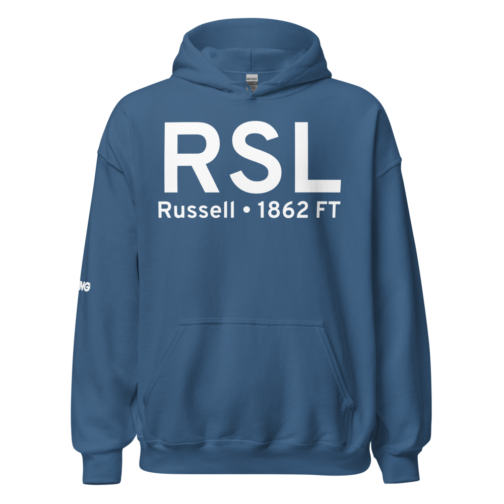 Russell (KRSL) Airport Hoodie Sweatshirt 