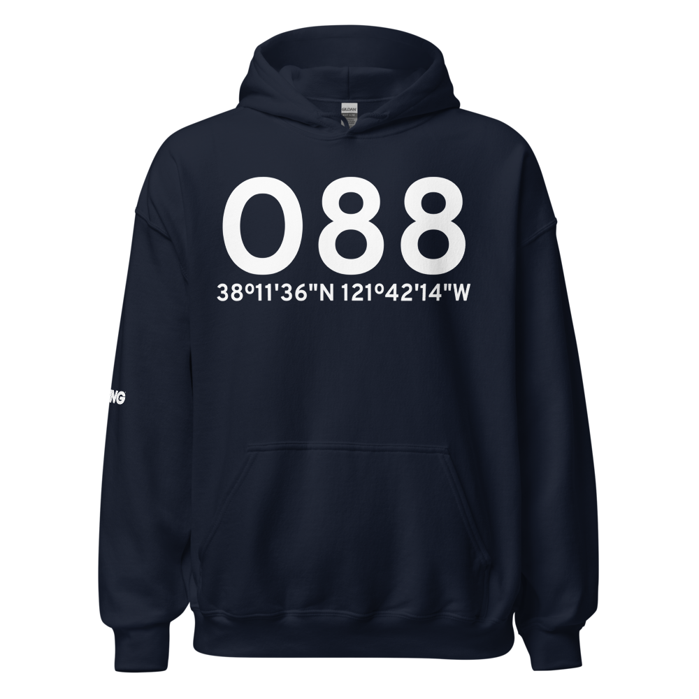Rio Vista (KO88) Airport Hoodie Sweatshirt 