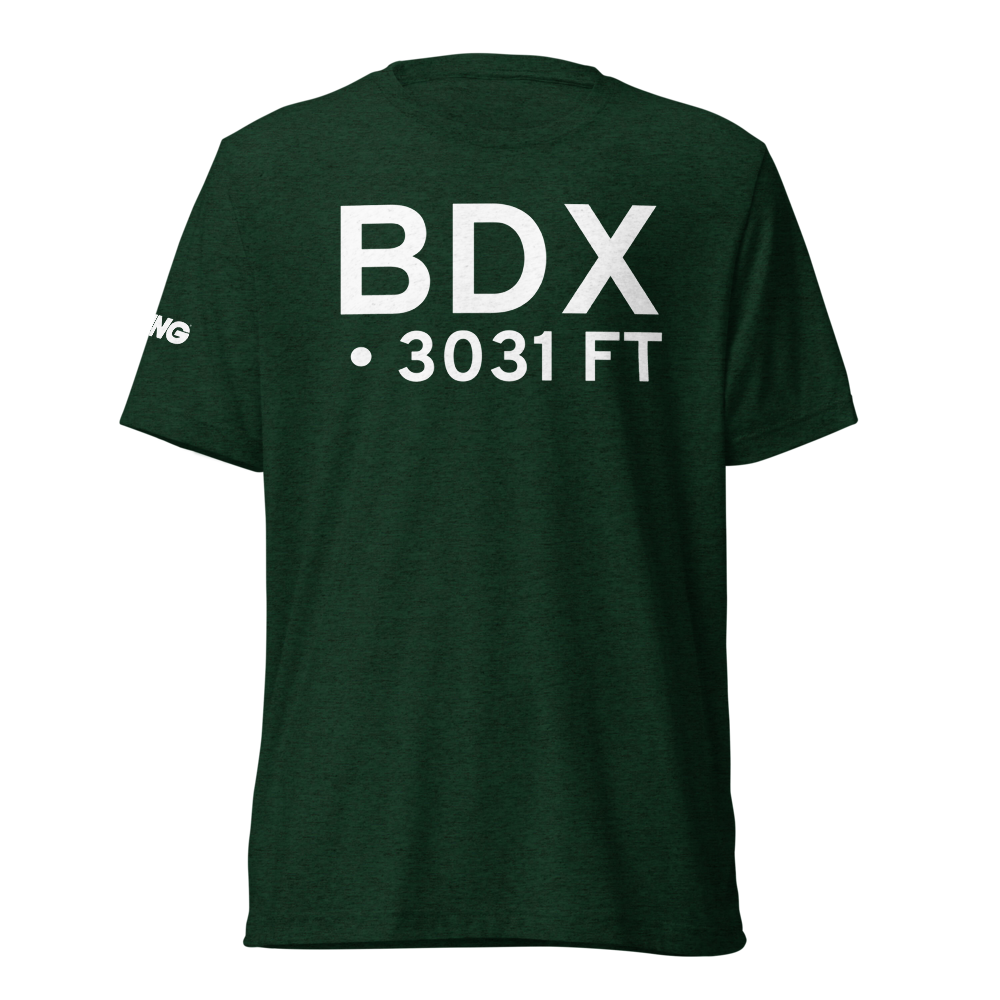  (KBDX) Airport Tri-blend T-Shirt 