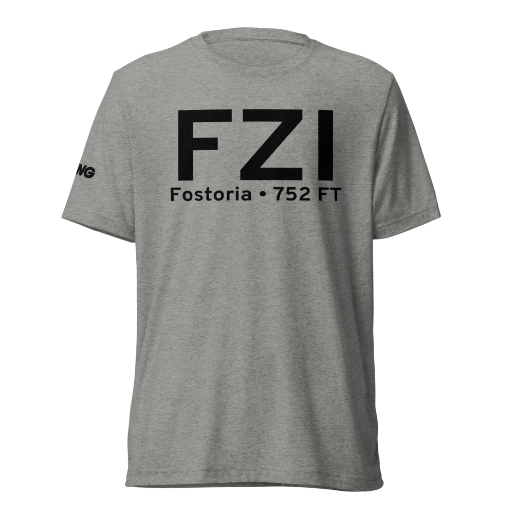 Fostoria (KFZI) Airport Tri-blend T-Shirt 