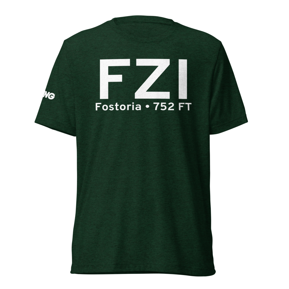Fostoria (KFZI) Airport Tri-blend T-Shirt 