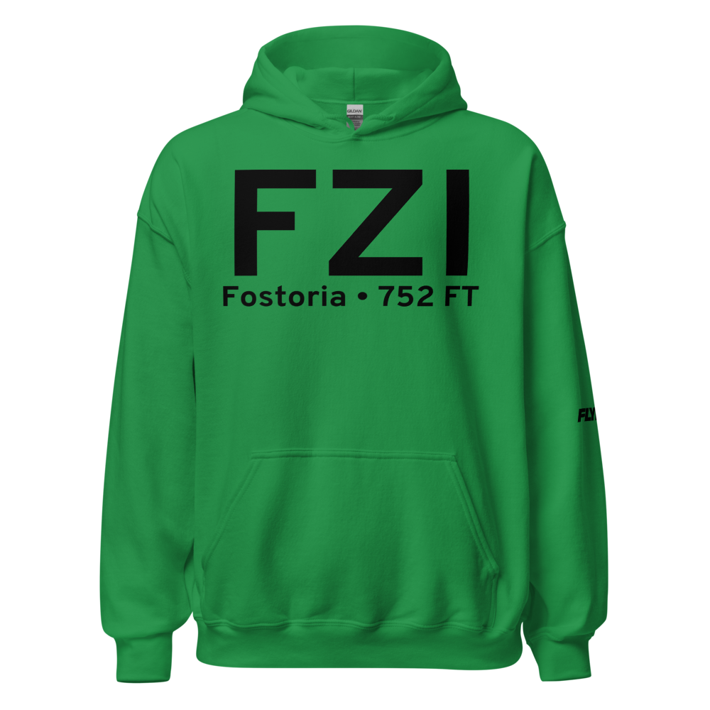 Fostoria (KFZI) Airport Hoodie Sweatshirt 