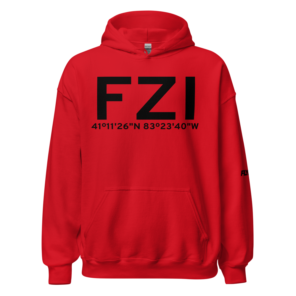 Fostoria (KFZI) Airport Hoodie Sweatshirt 