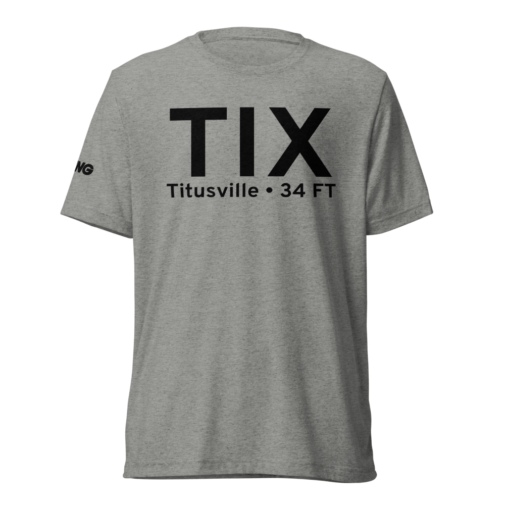 Titusville (KTIX) Airport Tri-blend T-Shirt 