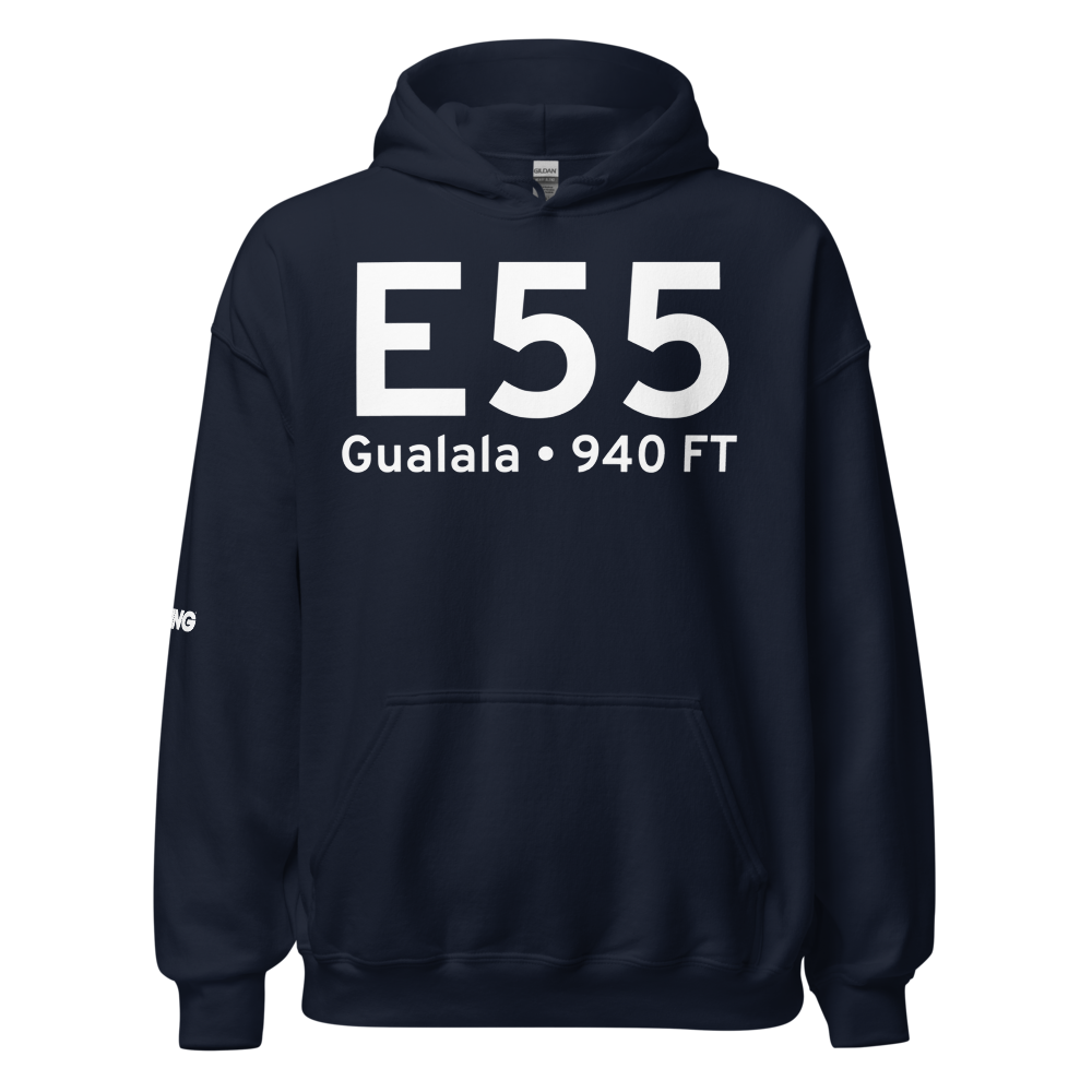 Gualala (E55) Airport Hoodie Sweatshirt 
