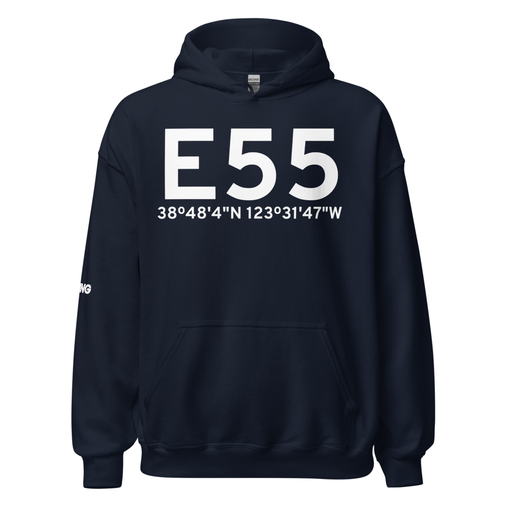 Gualala (E55) Airport Hoodie Sweatshirt 