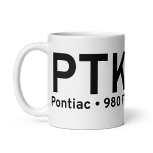 Pontiac (KPTK) Airport Mug