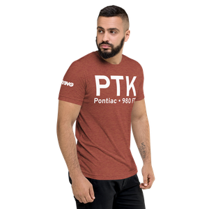 Pontiac (KPTK) Airport Tri-blend T-Shirt