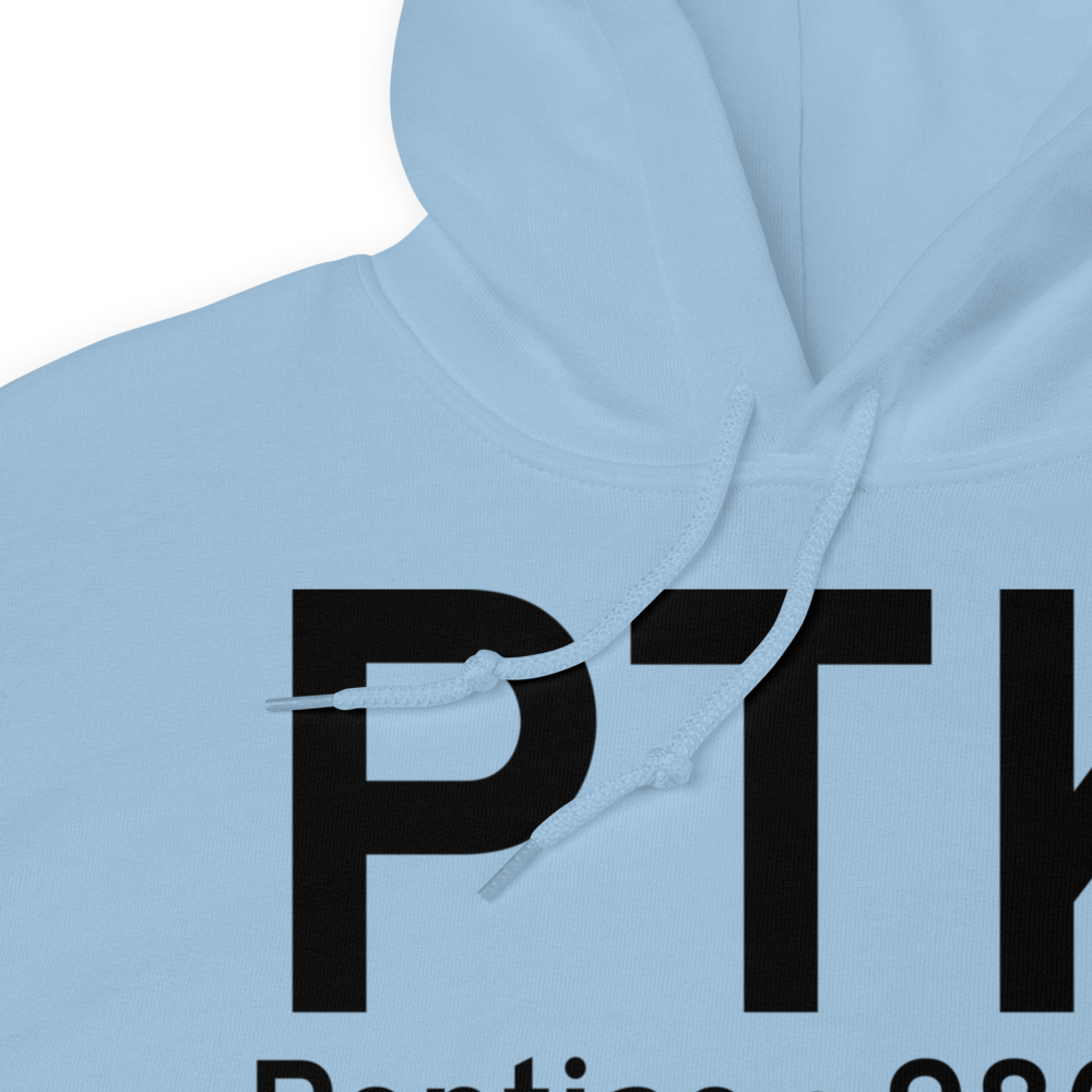 Pontiac (KPTK) Airport Hoodie Sweatshirt 